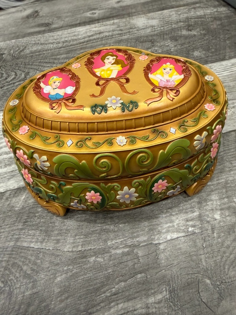 Vintage Disney princess Jewelry music box